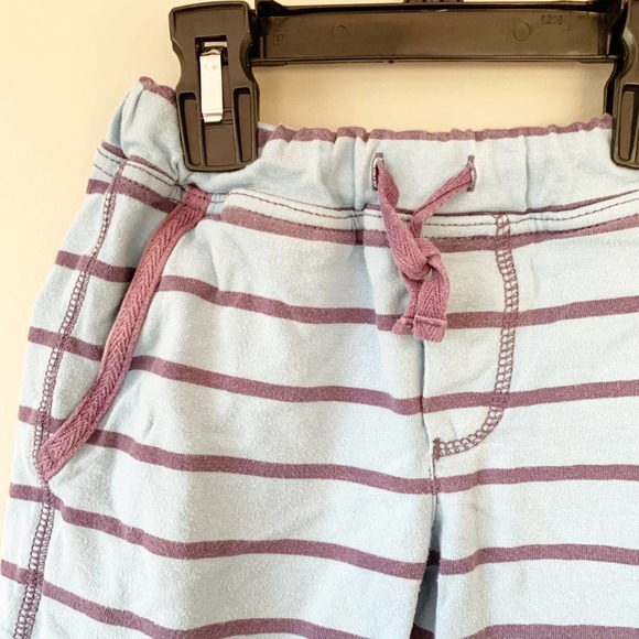 Mini Boden Blue Striped Shorts | 4Y - Picture 3 of 5